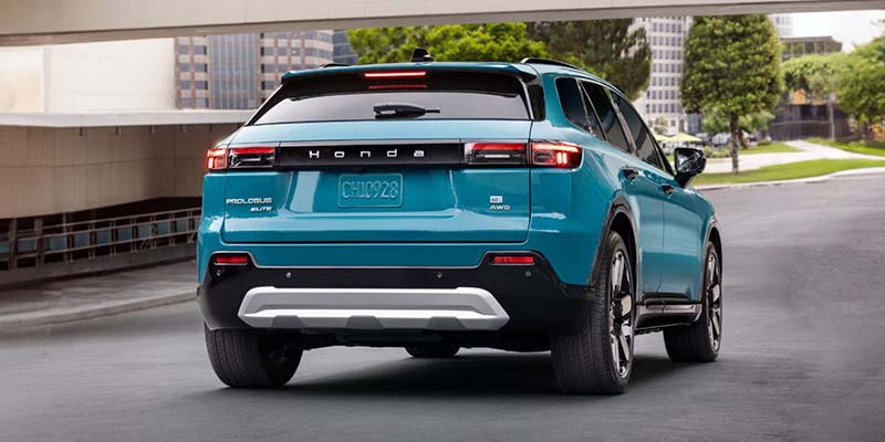 A 2024 Honda Prologue driving near Bishop, CA