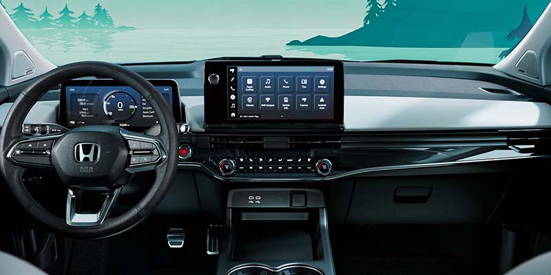 The center console of a 2024 Honda Prologue in Bishop, CA